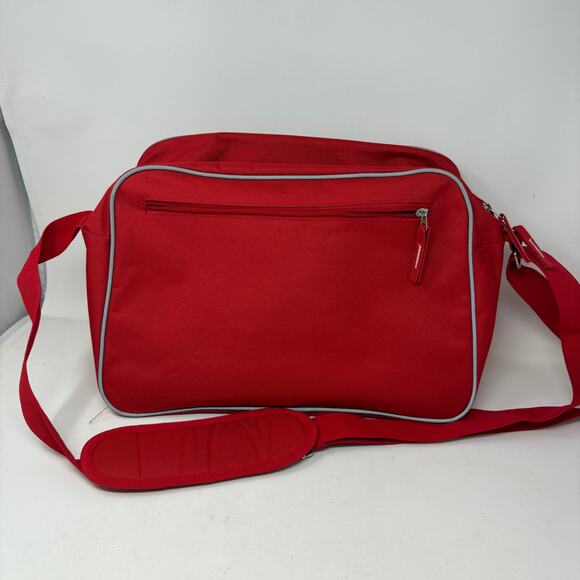 FC Bayern Flap top Messenger Bag Football Club Sport Soccer Red - Picture 5 of 8